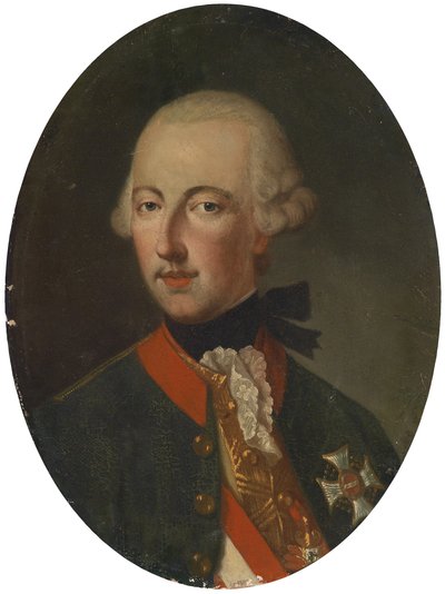 Emperador José II en uniforme con insignias de órdenes de Unbekannt Unbekannt